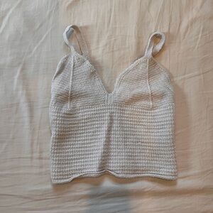 Cute knit tank top!
